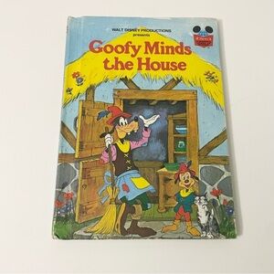 Vintage Disneys Goofy Minds the House Book